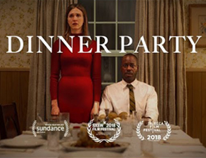 Dinner Party title card.