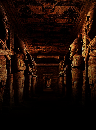 A screenshot from the Ramses VR experience.